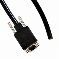 CABLE MICRO-D 15POS-SGL END 1.5'