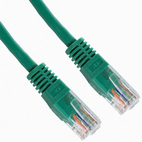 CABLE CAT.5E UNSHIELDED GREEN 1M