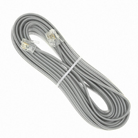 MOD CORD REVERSED 6-4 SILVER 25'