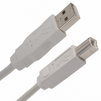 USB CABLE A-B FULL RATED .82M