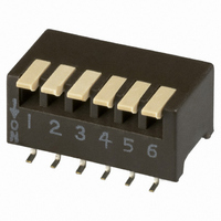 SWITCH DIP 6POS SIDE ACT SMT
