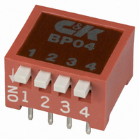 SWITCH DIP SIDE-ACT SEALED 4POS