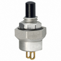 Pushbutton Switch,STRAIGHT,SPST,(ON)-OFF,SOLDER Terminal