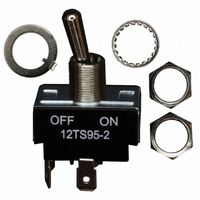 TS SERIES TOGGLE SWITCH, 2 POLE, 2 POSITION, QUICK CONNECT TERMINAL, STANDARD LEVER