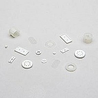 PERM-O-PADS, Round, IC Mount, 10 Lead W/ Open Center, 0.5 OD, 0.115 Thick, Nylon, Natural