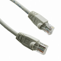 CABLE RJ45 CAT5E W/BOOT 7' GRY