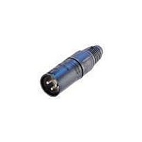 XLR Connectors 7P M CBLE END X SER BLACK/SILVER