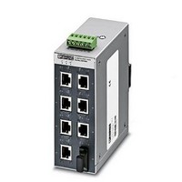 ETHERNET SWITCH 7TP RJ45 1FO
