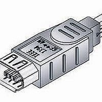 Firewire Connectors IEEE1394 ADPTR 6F/4M