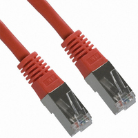 CABLE CAT6 DBL-SHIELDED RED 10M