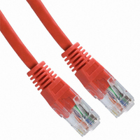 CABLE CAT5 UTP PATCH RED .5M