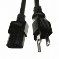 CORD 16AWG 3COND M/F BLK 79" SJT