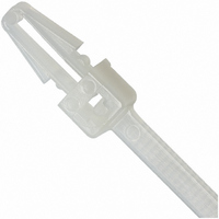 Strap Push Mount Cable Tie, Bundle Dia Min 0.06" Max 1.75", Length 7.88", Material-Nylon 6/6