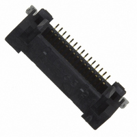 CONN PLUG 0.8MM 30POS R/A SMD AU