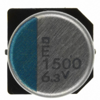 CAP 1500UF 6.3V ELECT POLY SMD