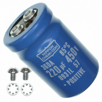 CAP 220UF 450V ELECT SCREW TERM