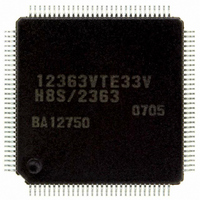 IC H8S/2363 MCU ROMLESS 120TQFP