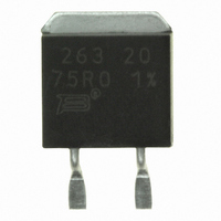 RES 75 OHM 1% 20W TO263 SMD