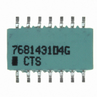 RES-NET ISO 100K OHM 14-PIN SMD