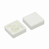 SWITCH TACT CAP 12MM SQRE IVORY