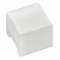 SWITCH SQUARE CAP/WHITE 12MM