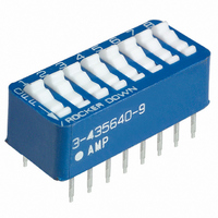 STAND PLASTISOL 8 POS DIP SWITCH