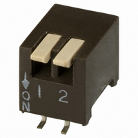 SWITCH DIP 2POS SIDE ACT SMT