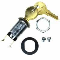 SWITCH KEYLOCK SPST ON-OFF 1A