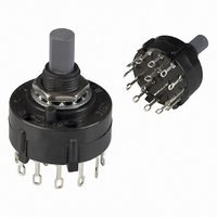 SWITCH ROTARY 3P 4POS 2.5A SLD