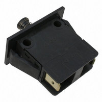 Pushbutton Switch,STRAIGHT,SPST,(ON)-OFF,QUICK CONNECT Terminal