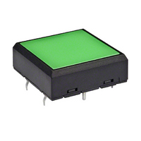 SWITCH TACT SQUARE SPST GREEN