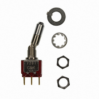 SWITCH TOGGLE DPDT PC MOUNT