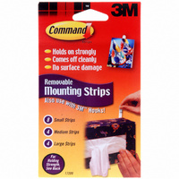 COMMAND ADHESIVE STRIPS 8S 4M 4L