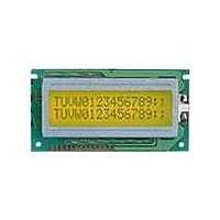 LCD Character Display Modules Yl/Grn Reflective