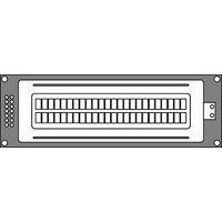 LCD Character Display Modules Yellow Transflective Yellow LED Backlight