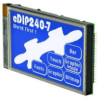 LCD Graphic Display Modules & Accessories Blue/White Contrast With Touch Screen