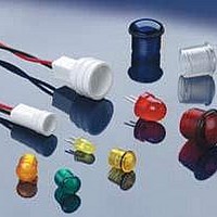 LED Mounting Hardware Red cap Twist-on 24awg 8 Header