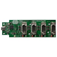 Interface Modules & Development Tools USB HS to RS422 Conv Assembly 4 DB9 Ports