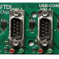 Interface Modules & Development Tools USB HS to RS485 Conv Assembly 4 DB9 Ports