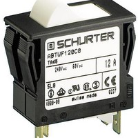 Circuit Breakers TA45 BLK ROCKER 2.0A