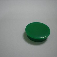 Knobs & Dials Green Cap-Plain 21mm Knob
