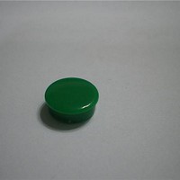 Knobs & Dials Green Cap-Plain 15mm Knob