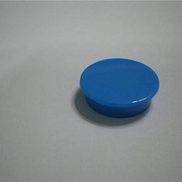 Knobs & Dials Blue Cap-Plain 21mm Knob