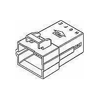 Automotive Connectors 8P MALE BLACK 280 SERIES 30 AMPS