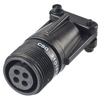 Circular MIL / Spec Connectors 4P CABLE SOCKET MIL-C-5015 COMPTBL