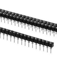 IC & Component Sockets SINGLE ROW COLLET SOLDER TAIL 33 PINS