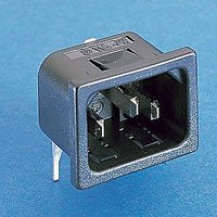 Power Entry Modules SNAP-IN 1MM PNL TAB
