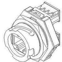 Telecom & Ethernet Connectors RECEPTACLE PANEL MT