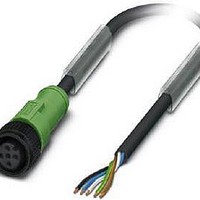 Cables (Cable Assemblies) SAC-5P-15-PURM12FSP 1.5M LENGTH