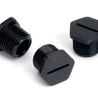 Cable Mounting & Accessories 1/4 NPT BLACK THREADED PLUG